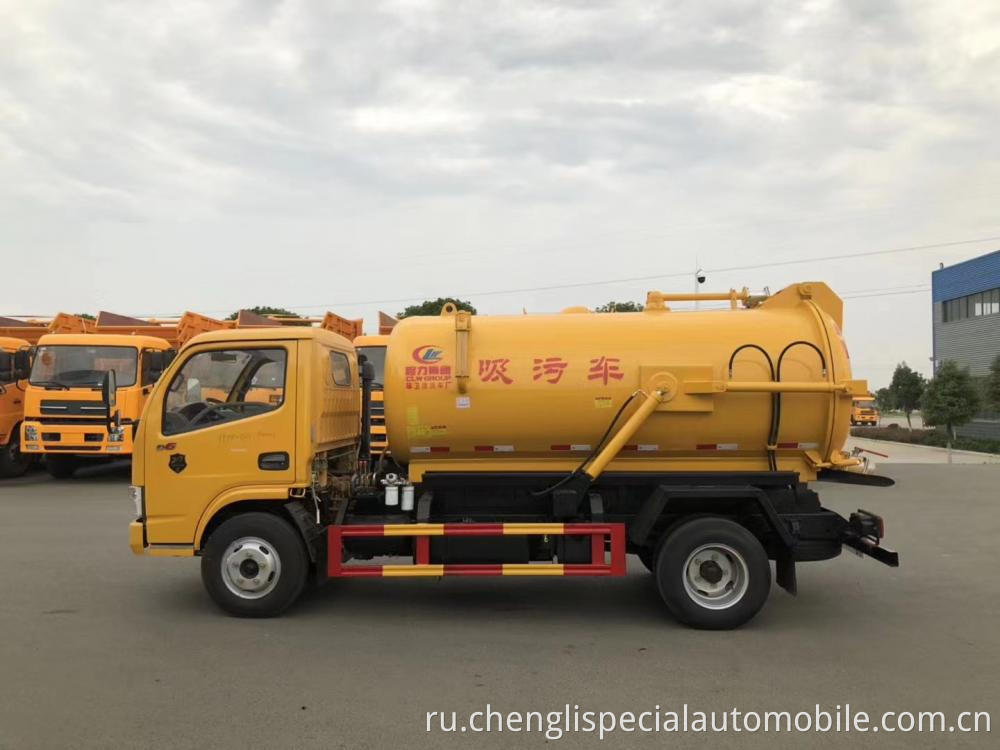 Dongfeng 4cbm Sewage Suction Truck 5 Jpg